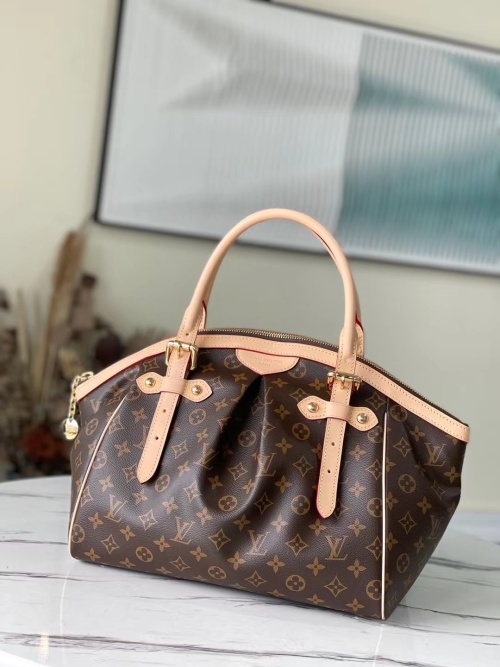 Louis Vuitton Tivoli Large Handbag in Monogram Canvas - Stylish & Functional 1 Louis Vuitton Tivoli Large Handbag in Monogram Canvas - Stylish & Functional