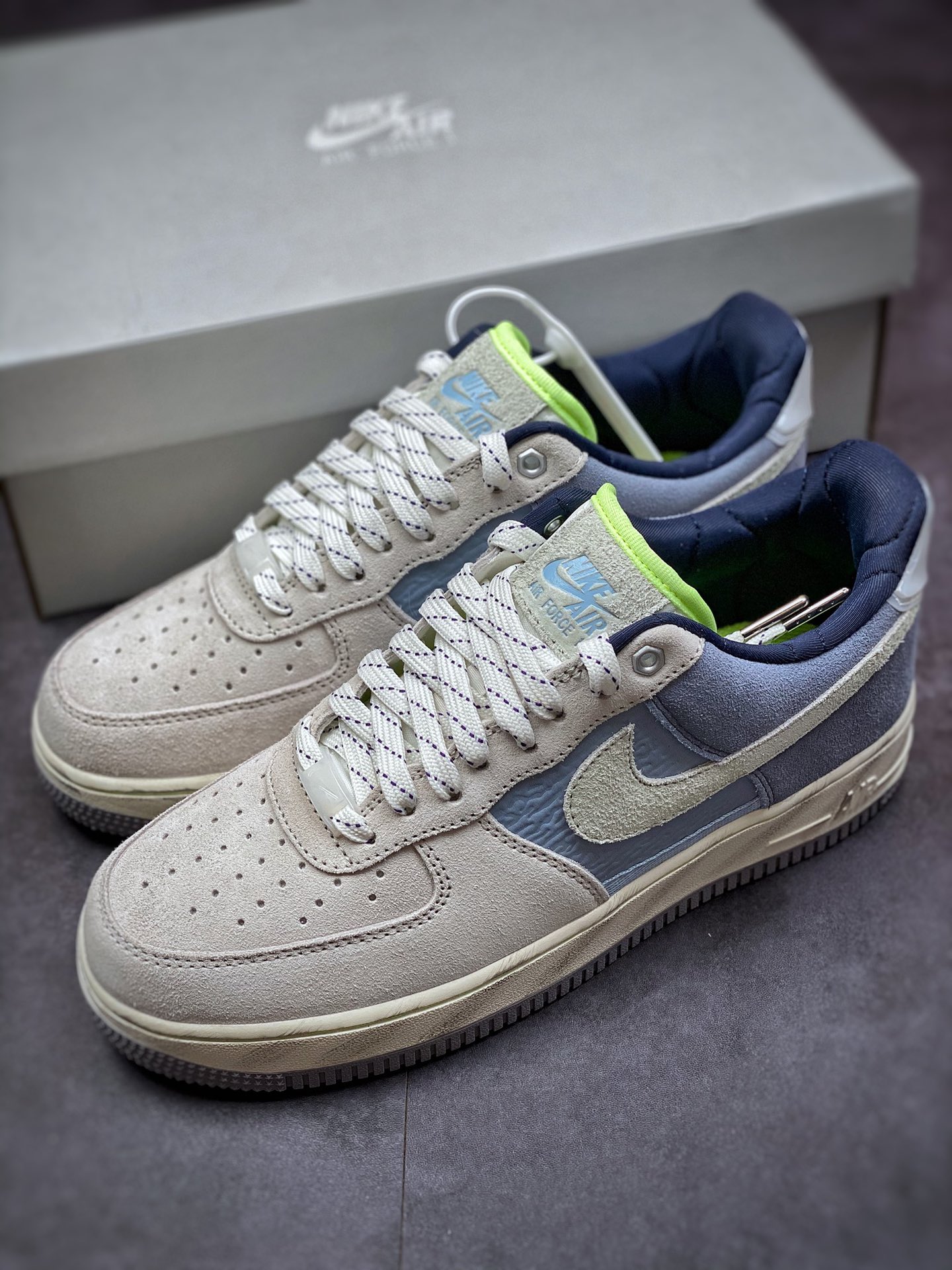 220 Nike Air Force 1 Low 07 灰蓝 致敬冬季DO2339-114