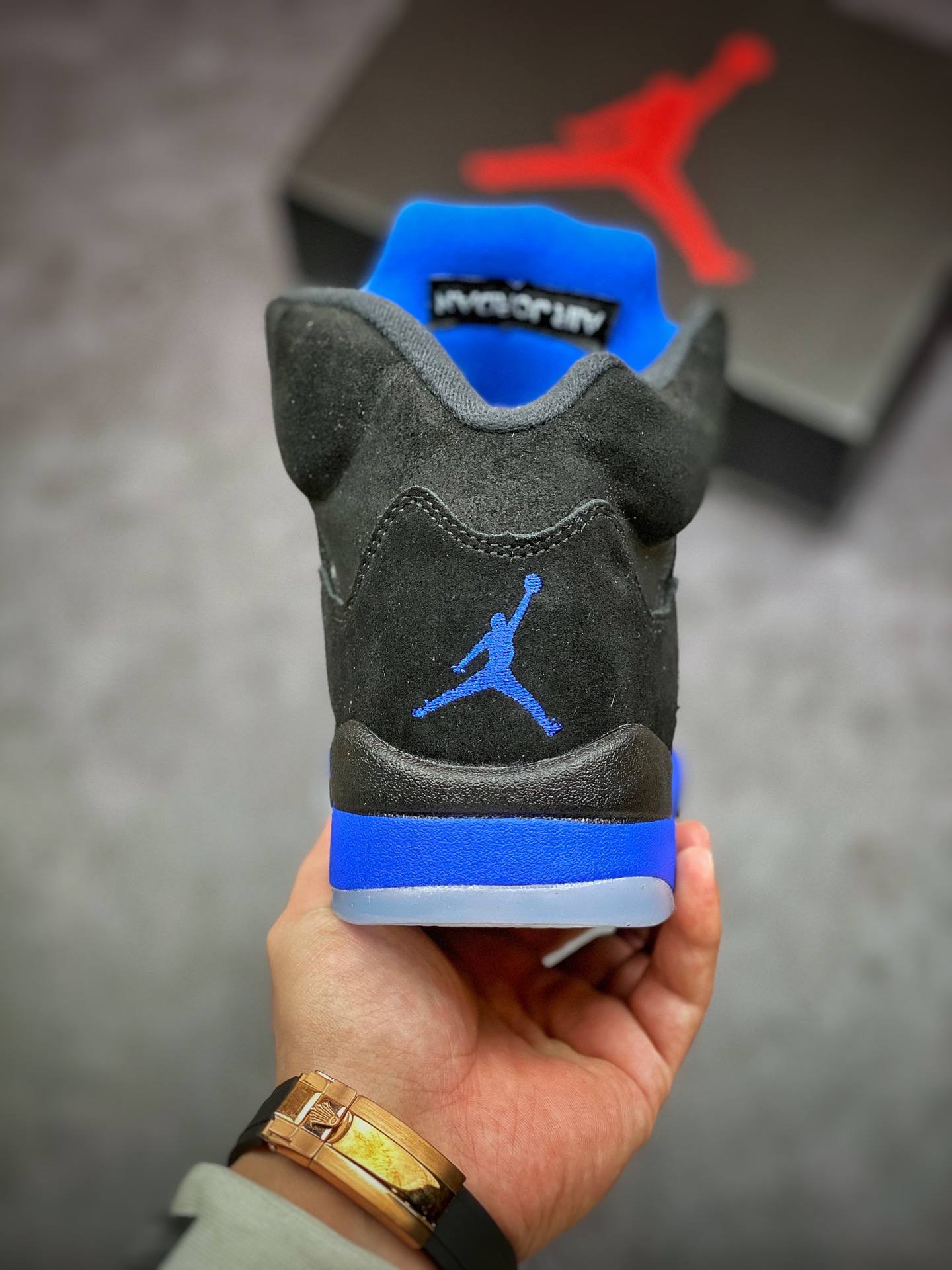 280 Air Jordan 5 ”Racer Blue” 高帮 黑蓝 AJ5 乔丹5代 CT4838-004