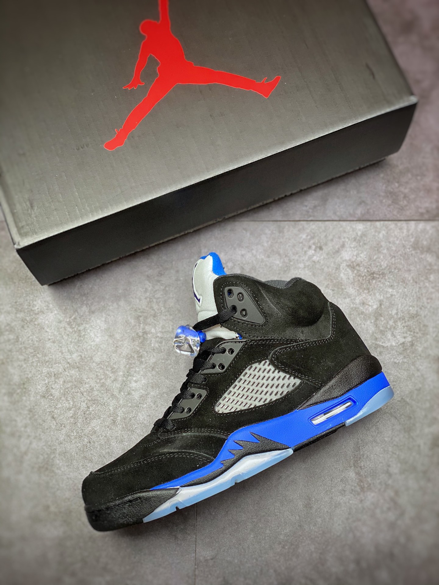 280 Air Jordan 5 ”Racer Blue” 高帮 黑蓝 AJ5 乔丹5代 CT4838-004