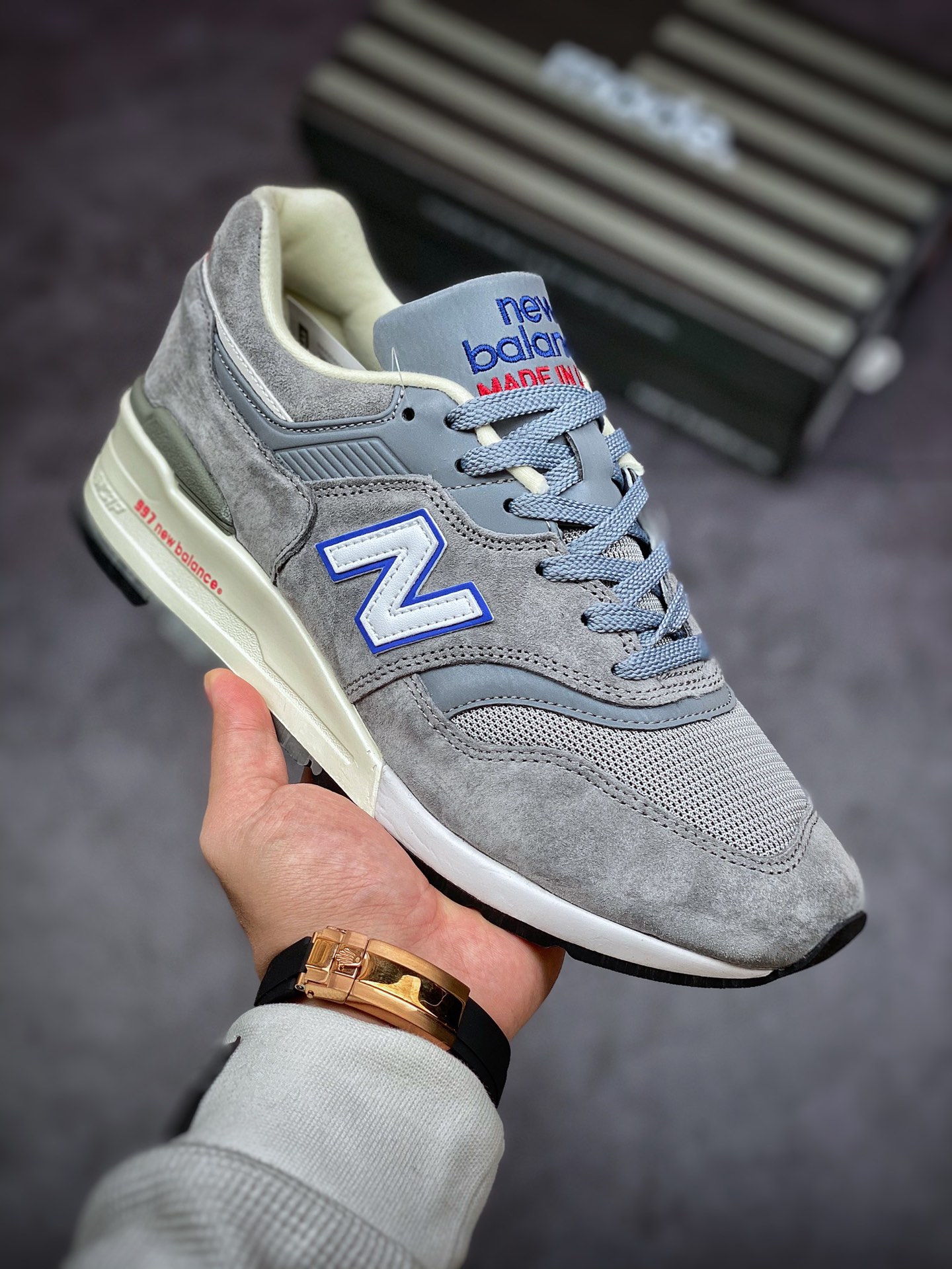 New Balance M997CNR Retro Casual Running Shoes