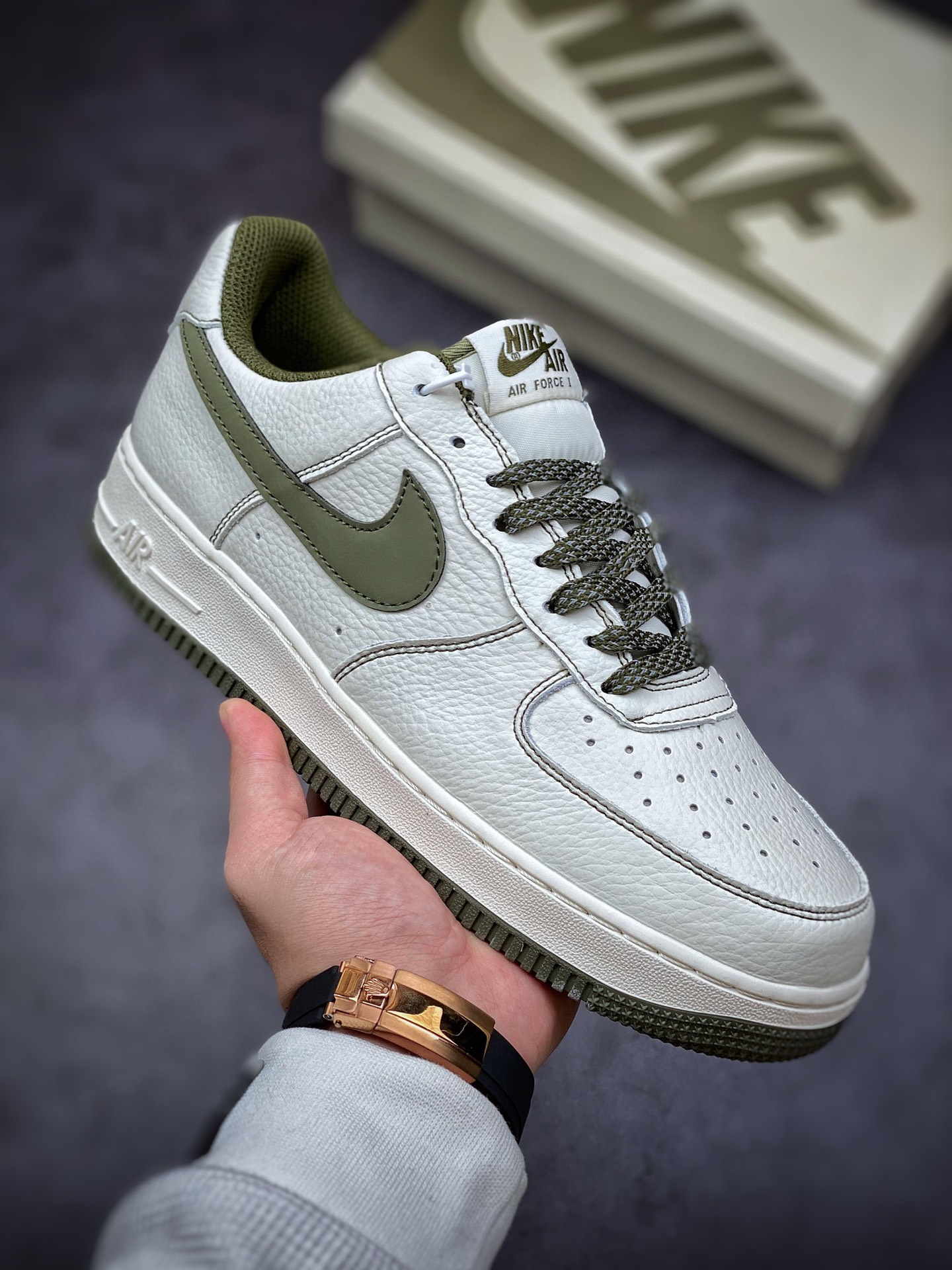 200 Nike Air Force 1 Low 07 白墨绿 CV1724-107