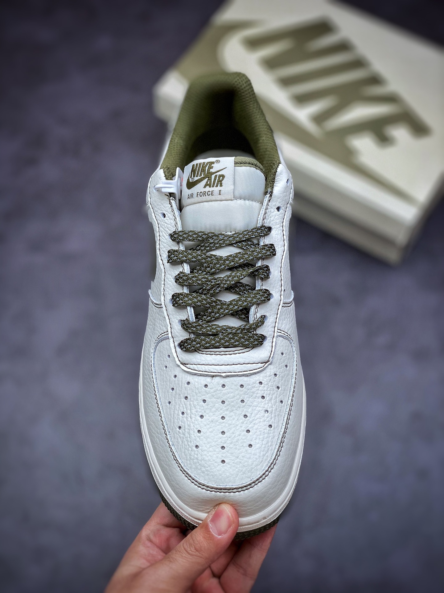 200 Nike Air Force 1 Low 07 白墨绿 CV1724-107