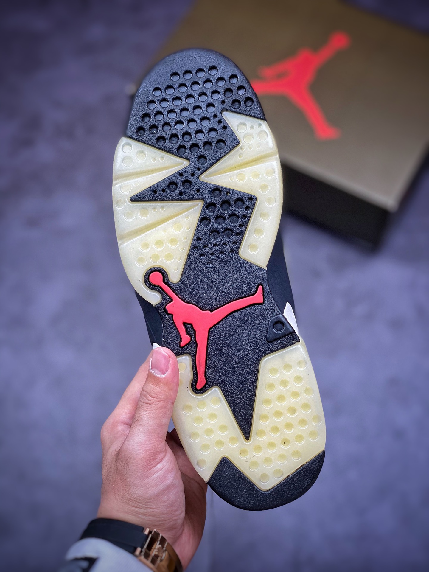 450 ＃纯原 Travis Scott x Air Jordan AJ6 3M口袋鬼脸联名军绿 CN1084-200