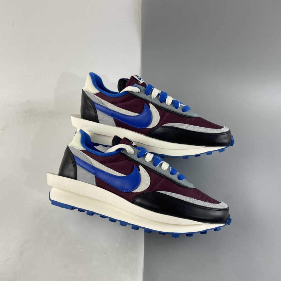 P300   Undercover x Sacai x Nike LVD Waffle 华夫双钩三方联名 “黑灰蓝”DJ4877-600
