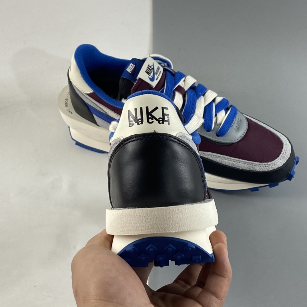 P300   Undercover x Sacai x Nike LVD Waffle 华夫双钩三方联名 “黑灰蓝”DJ4877-600