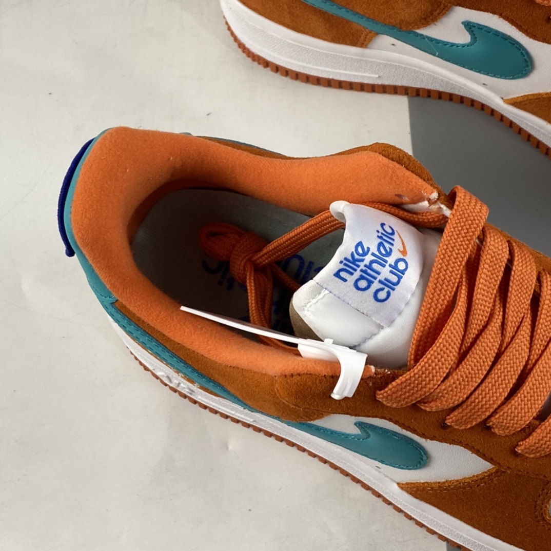 P200  NIKE Air Force 1’07 Low ”Athletic Club” 白橙色 空军一号低帮休闲板鞋 DH7568-800