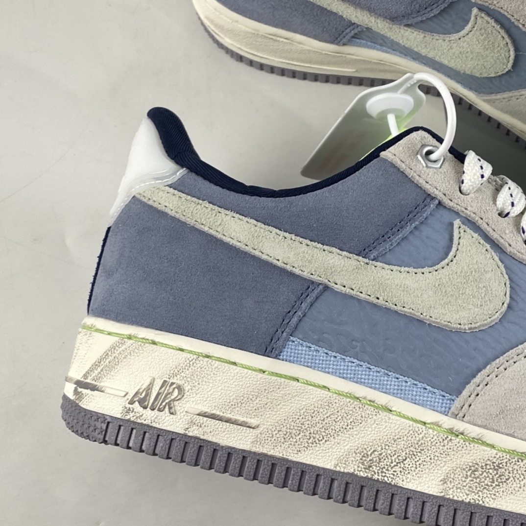 P220  NIKE Air Force 1’07 Low 水纹蓝 空军一号低帮休闲板鞋 DO2339-114
