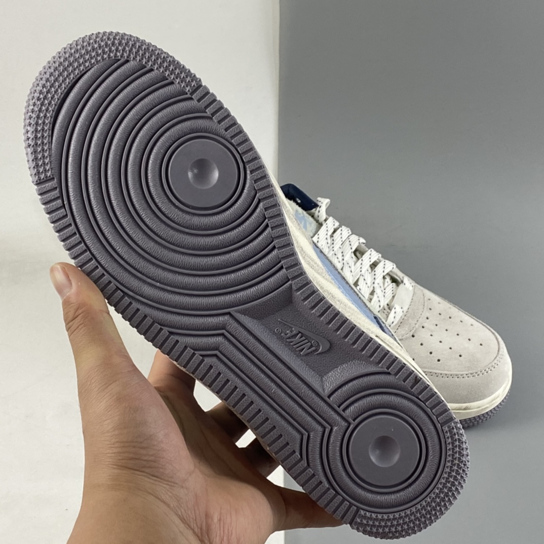 P220  NIKE Air Force 1’07 Low 水纹蓝 空军一号低帮休闲板鞋 DO2339-114