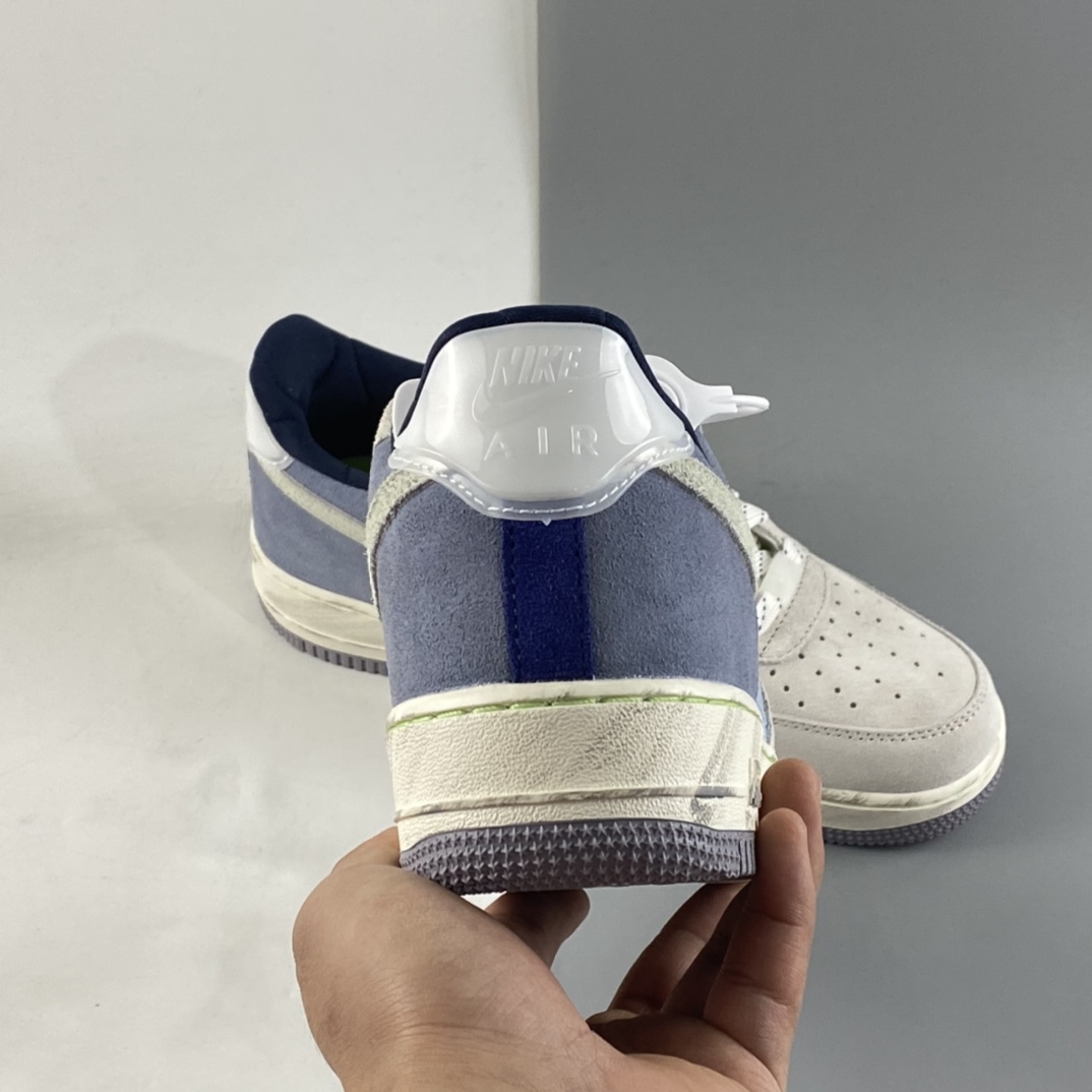 P220  NIKE Air Force 1’07 Low 水纹蓝 空军一号低帮休闲板鞋 DO2339-114