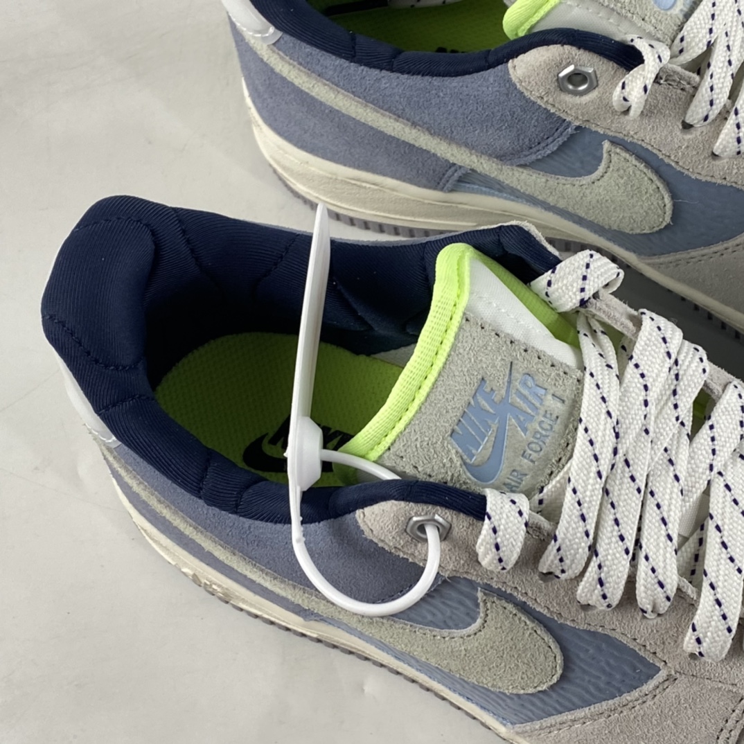 P220  NIKE Air Force 1’07 Low 水纹蓝 空军一号低帮休闲板鞋 DO2339-114