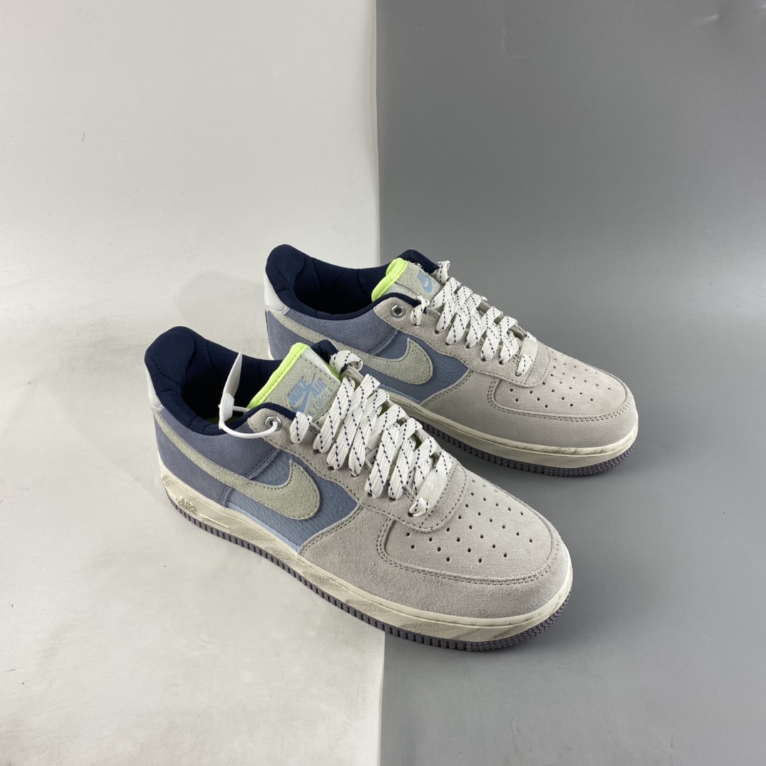 P220  NIKE Air Force 1’07 Low 水纹蓝 空军一号低帮休闲板鞋 DO2339-114