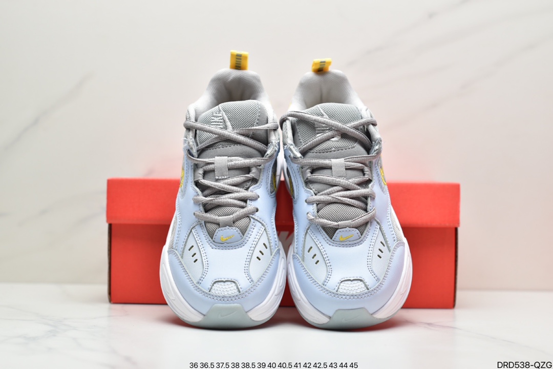 Nike M2K TeknoLux Denim Pack Retro Trend Versatile Travel Leisure Sports Dad Shoes Model AV4789