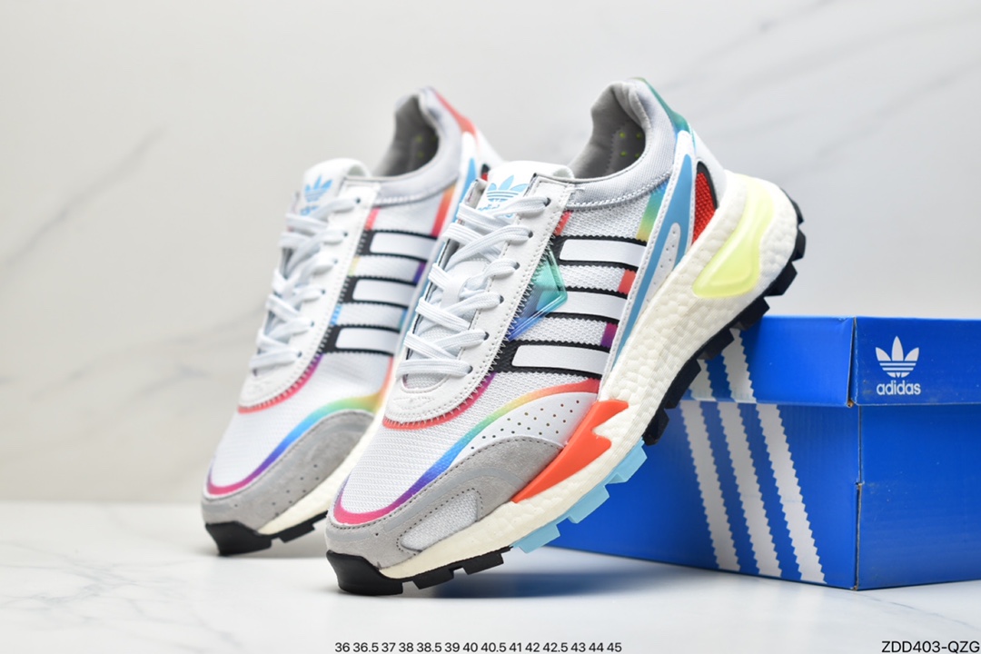 Adidas RETROPY P9 Nightcrawler 3 generation really exploded outsole retro running shoes HO3087