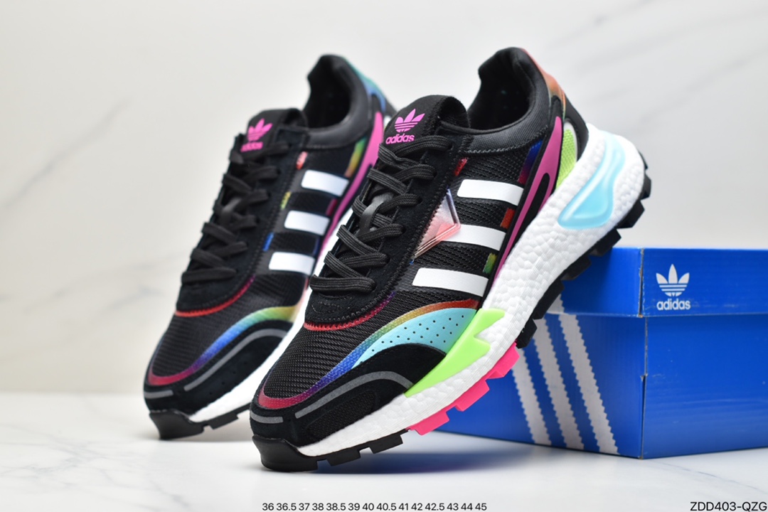 Adidas RETROPY P9 Nightcrawler 3 generation really exploded outsole retro running shoes HO3087