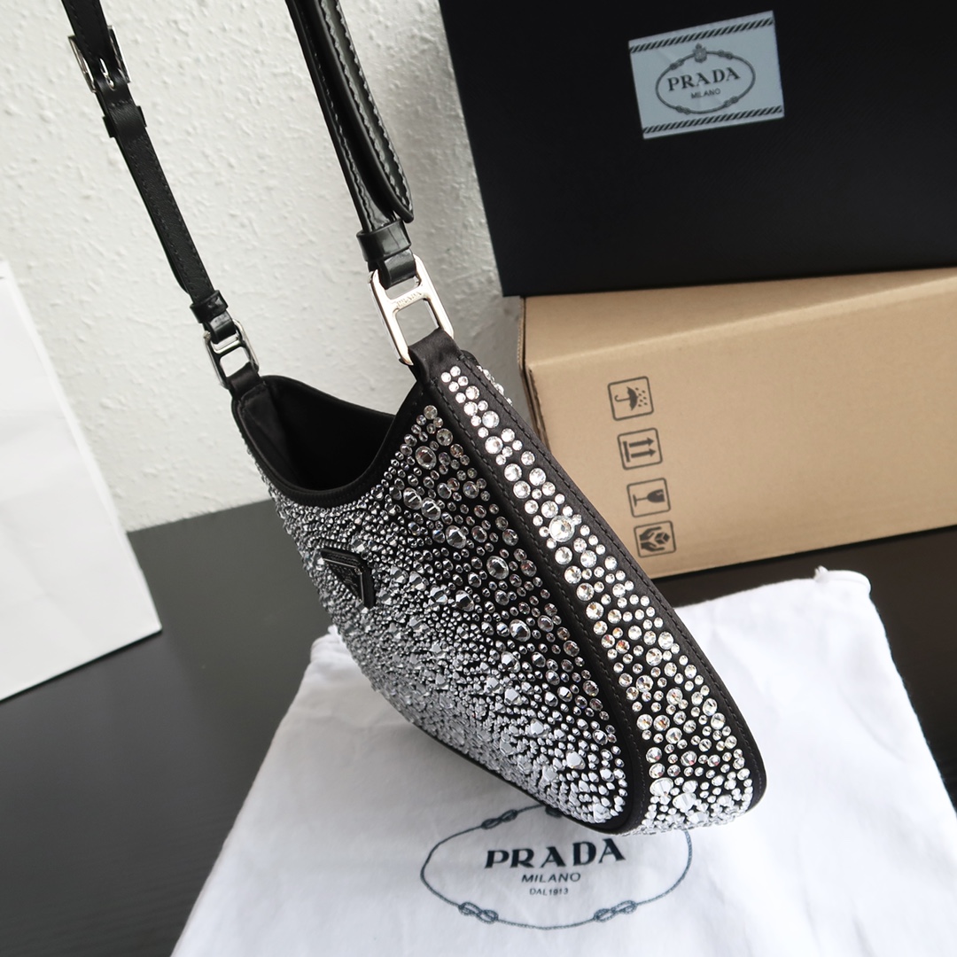 Prada Style Leather Shoulder Bag Bags Shoulder Bag detail image 4 from source 719309