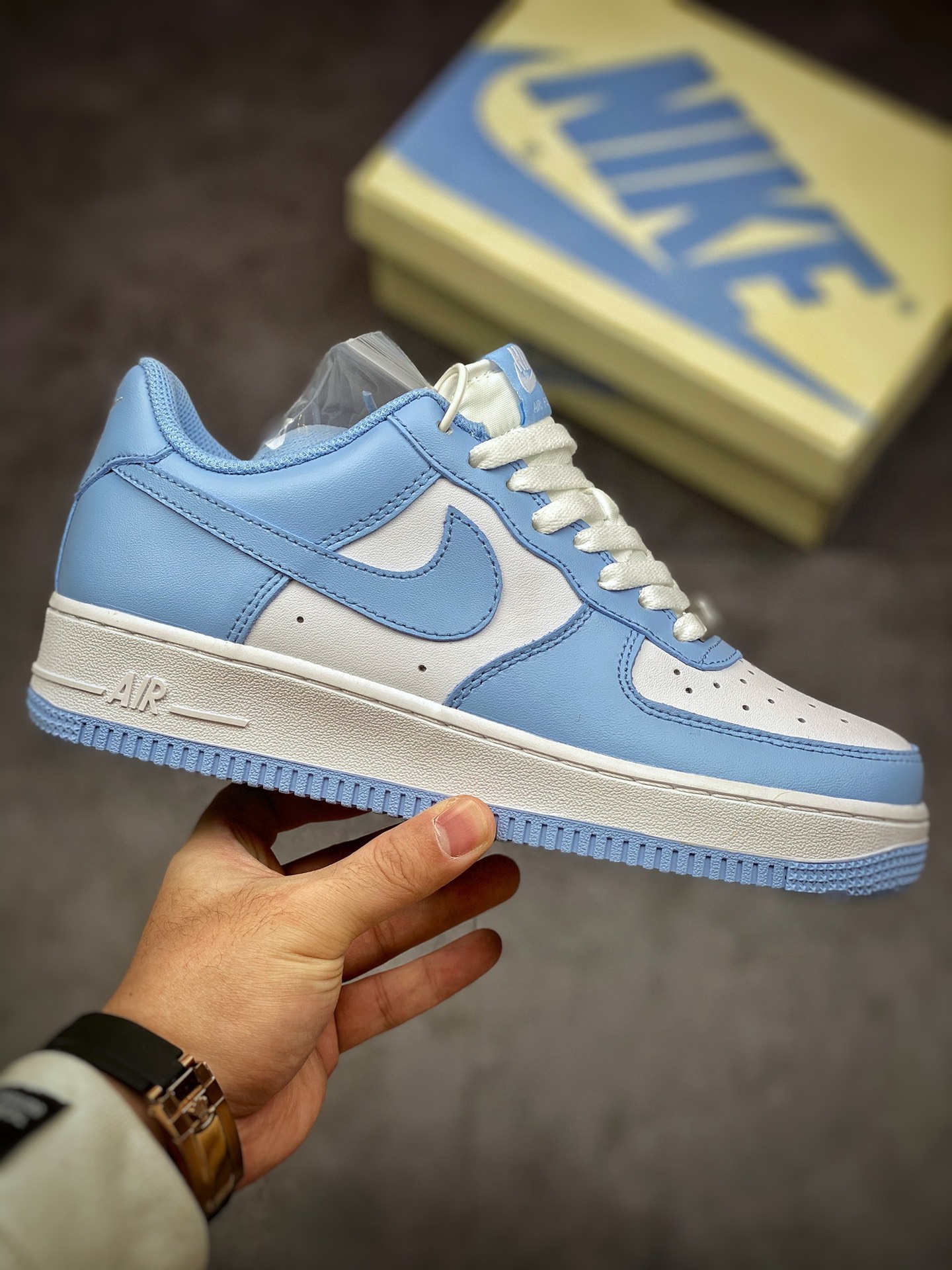 Nike Air Force 1 Low 07 Sky Blue Original Last Original Cardboard BS8871-103