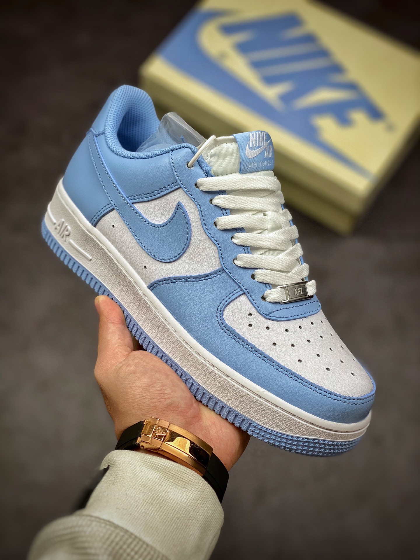 Nike Air Force 1 Low 07 Sky Blue Original Last Original Cardboard BS8871-103