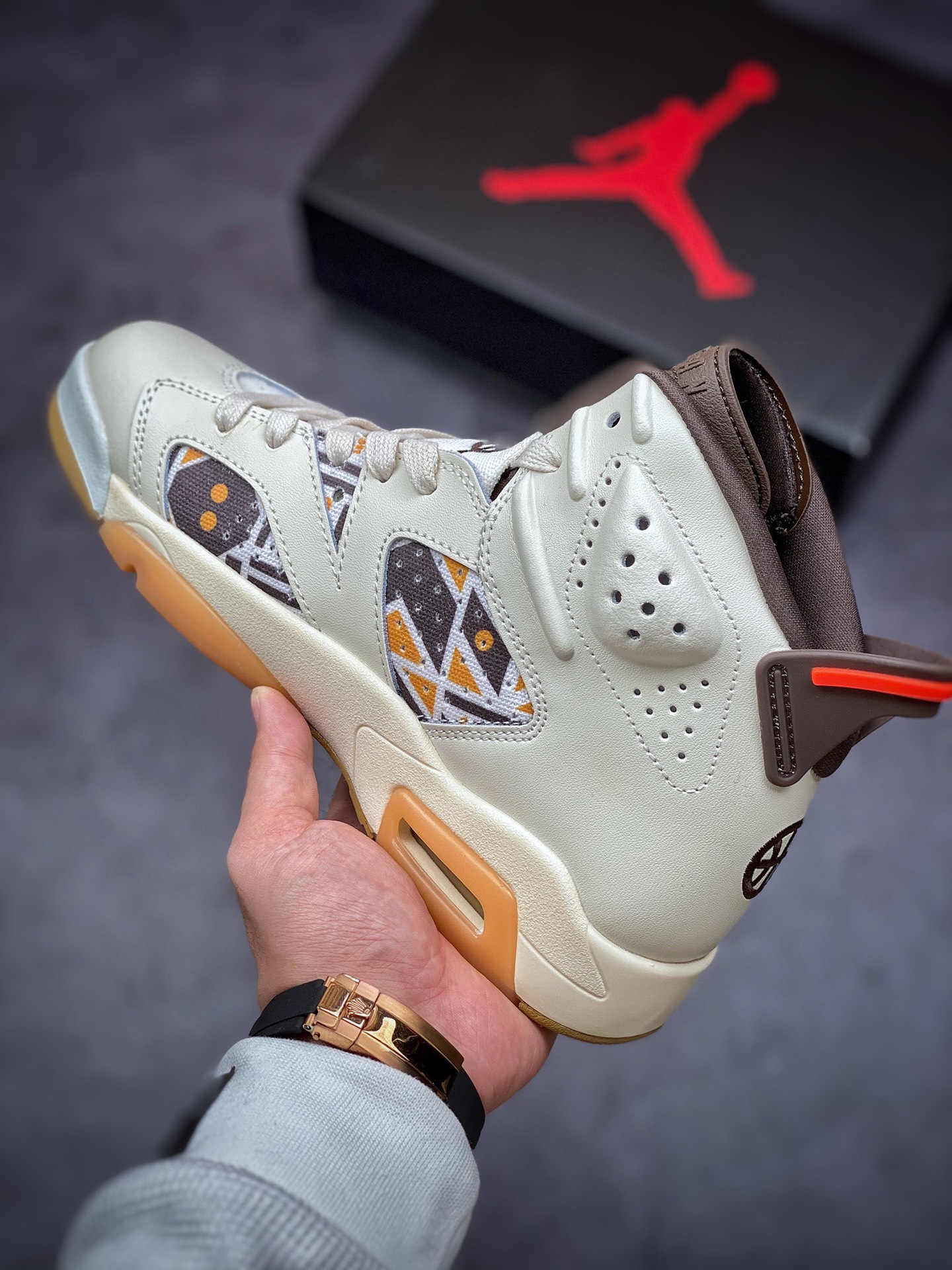 280 Air Jordan 6“Quai 54”AJ6 乔6卡其棕 CZ4152-100