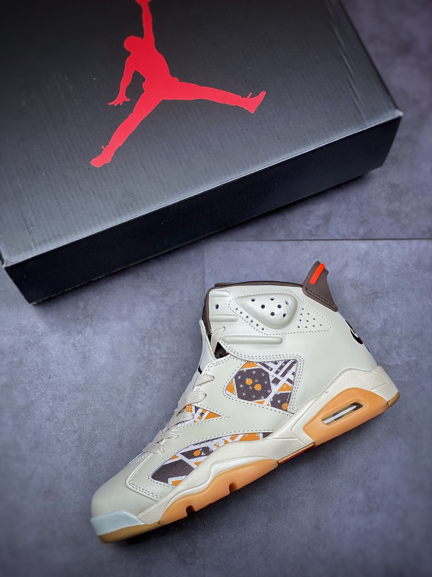 280 Air Jordan 6“Quai 54”AJ6 乔6卡其棕 CZ4152-100