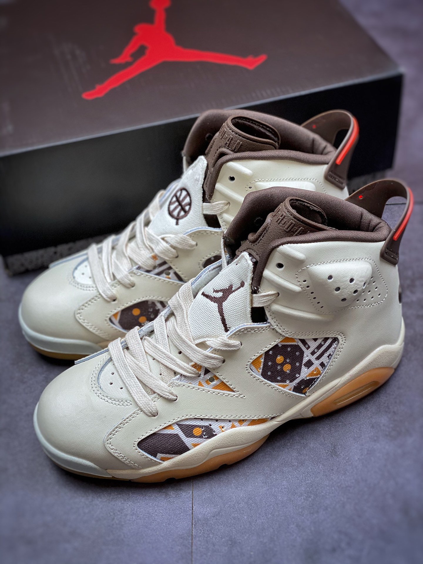 280 Air Jordan 6“Quai 54”AJ6 乔6卡其棕 CZ4152-100