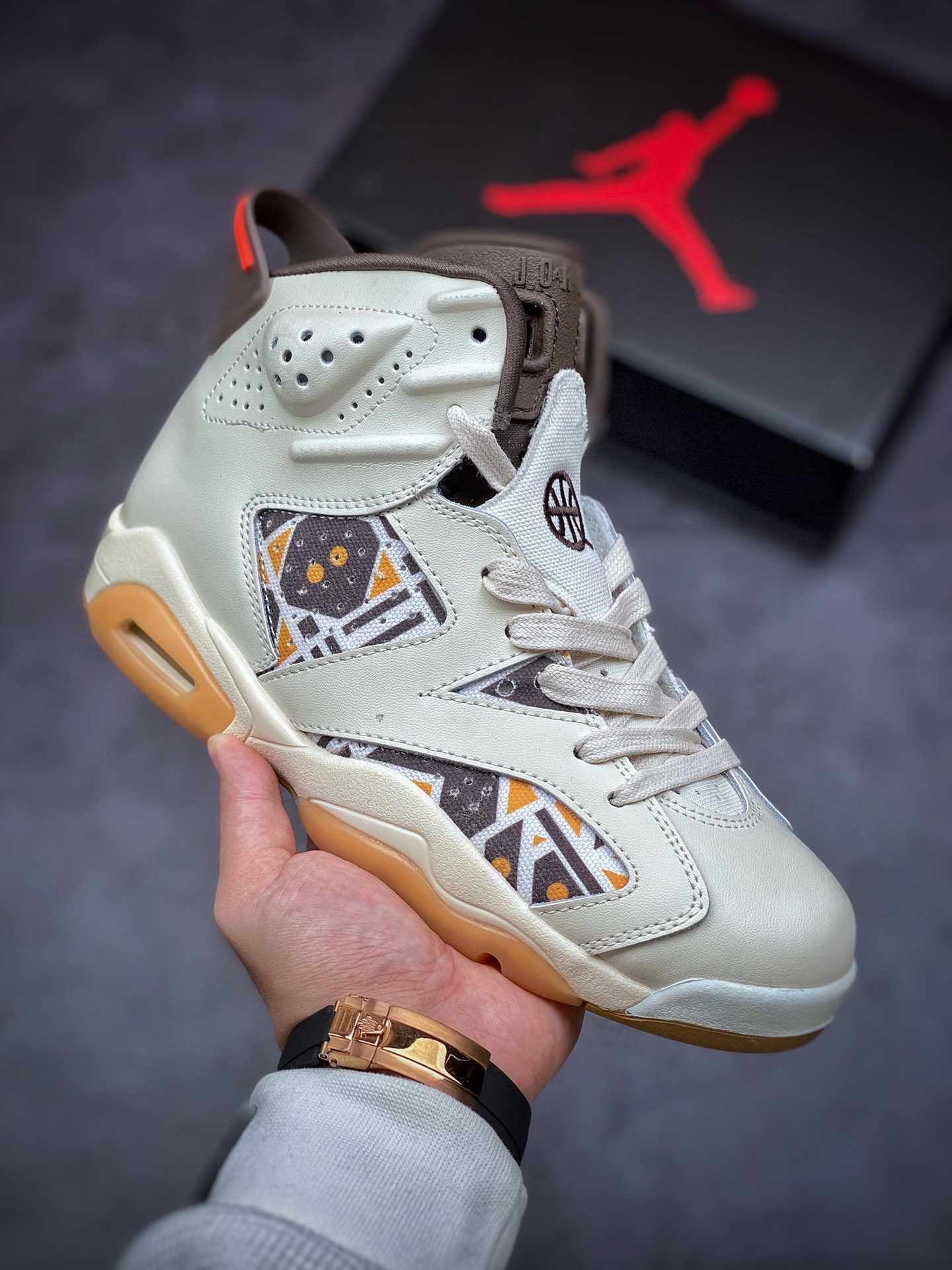 280 Air Jordan 6“Quai 54”AJ6 乔6卡其棕 CZ4152-100