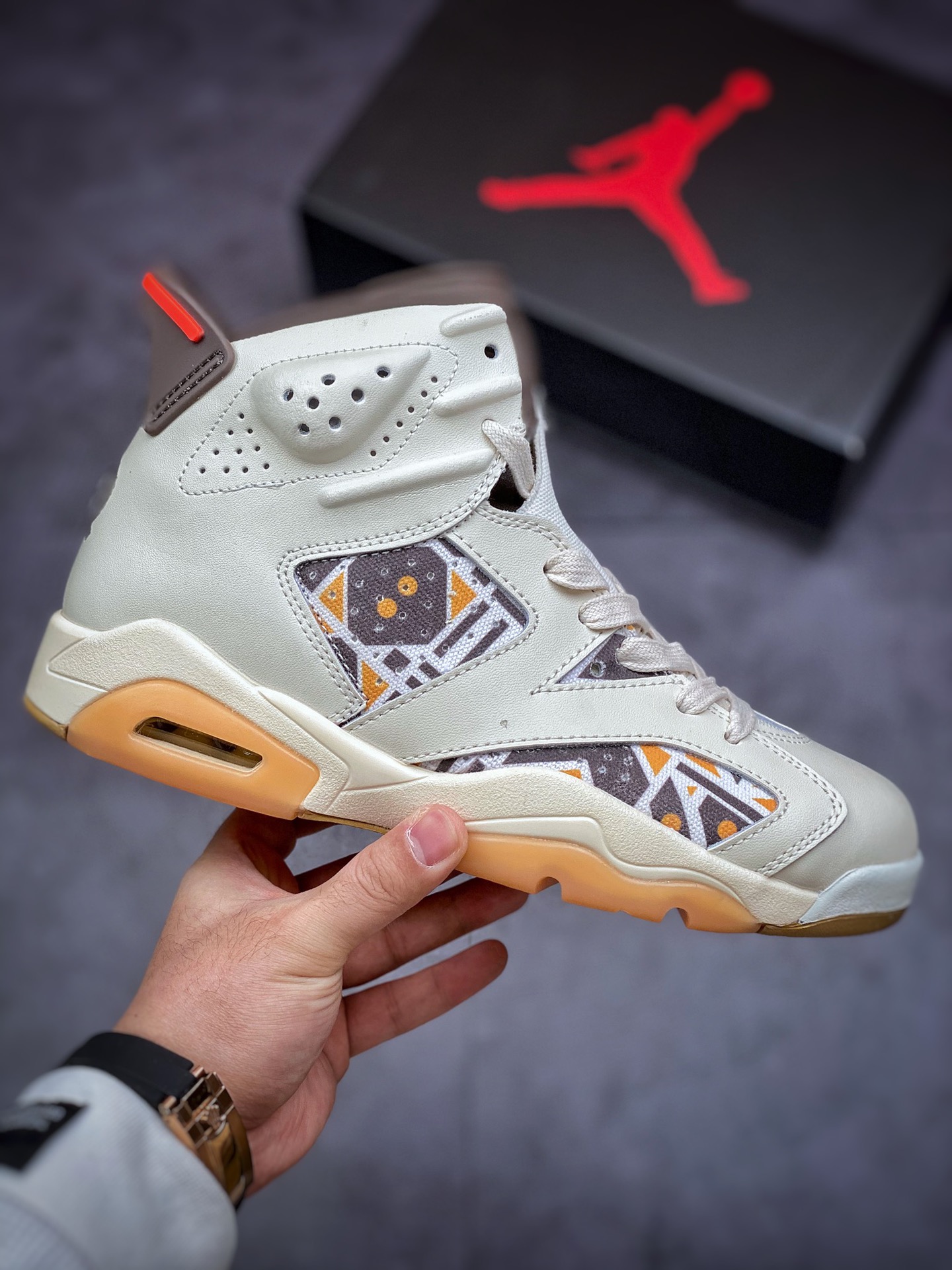 280 Air Jordan 6“Quai 54”AJ6 乔6卡其棕 CZ4152-100
