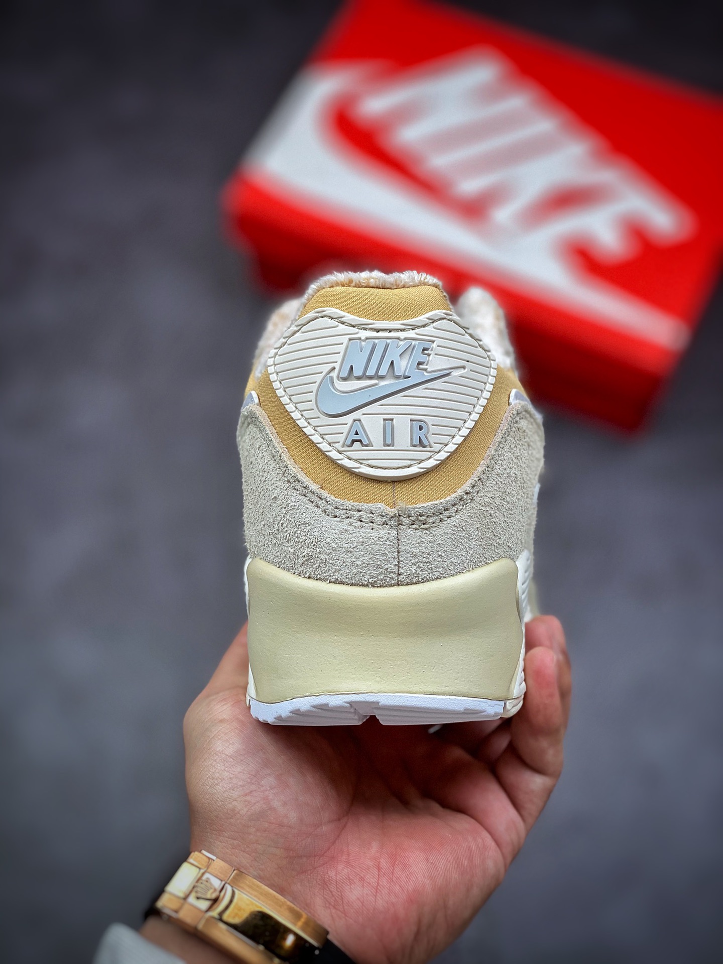 200 平台专供 NIKE Air Max 90 白灰褐 Max90系 DC5271-737