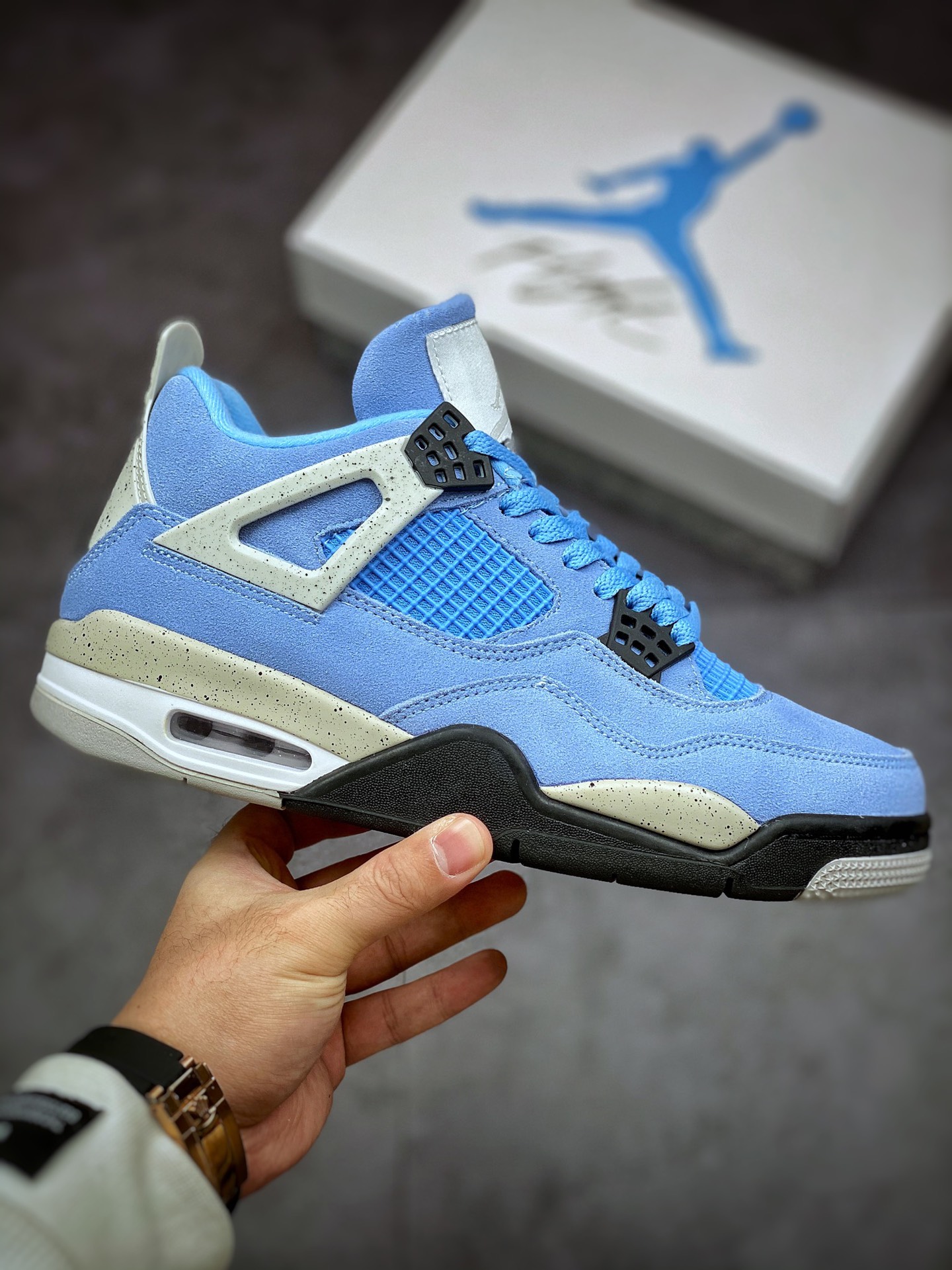 Jordan Air Jordan 4 Retro SE ”University Blue” University Blue North Carolina Blue” AJ4 generation basketball shoes CT8527-400