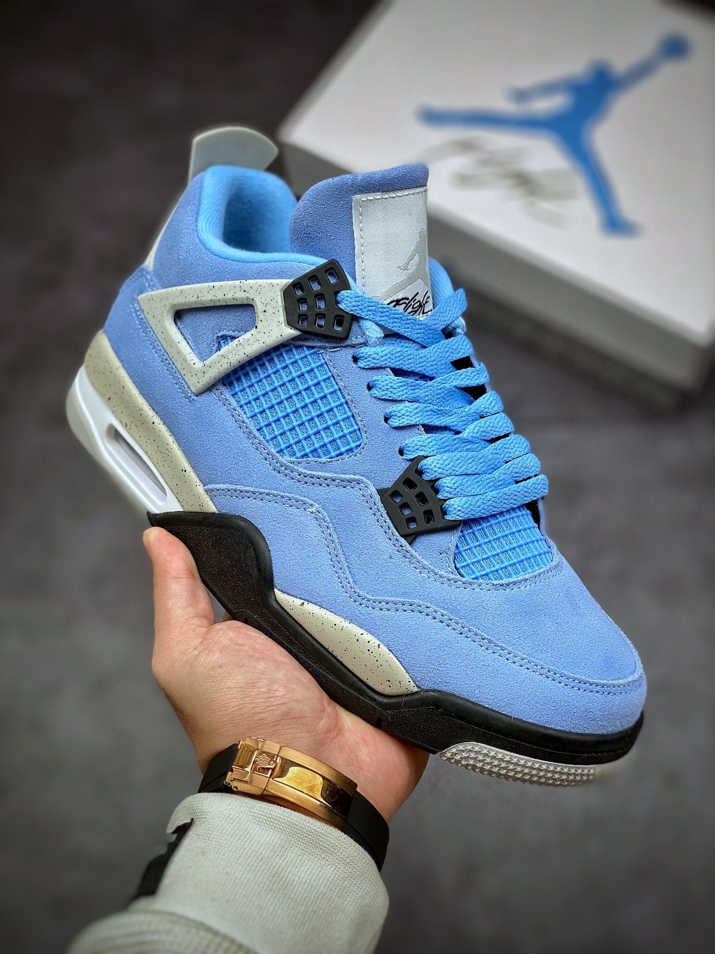 Jordan Air Jordan 4 Retro SE ”University Blue” University Blue North Carolina Blue” AJ4 generation basketball shoes CT8527-400