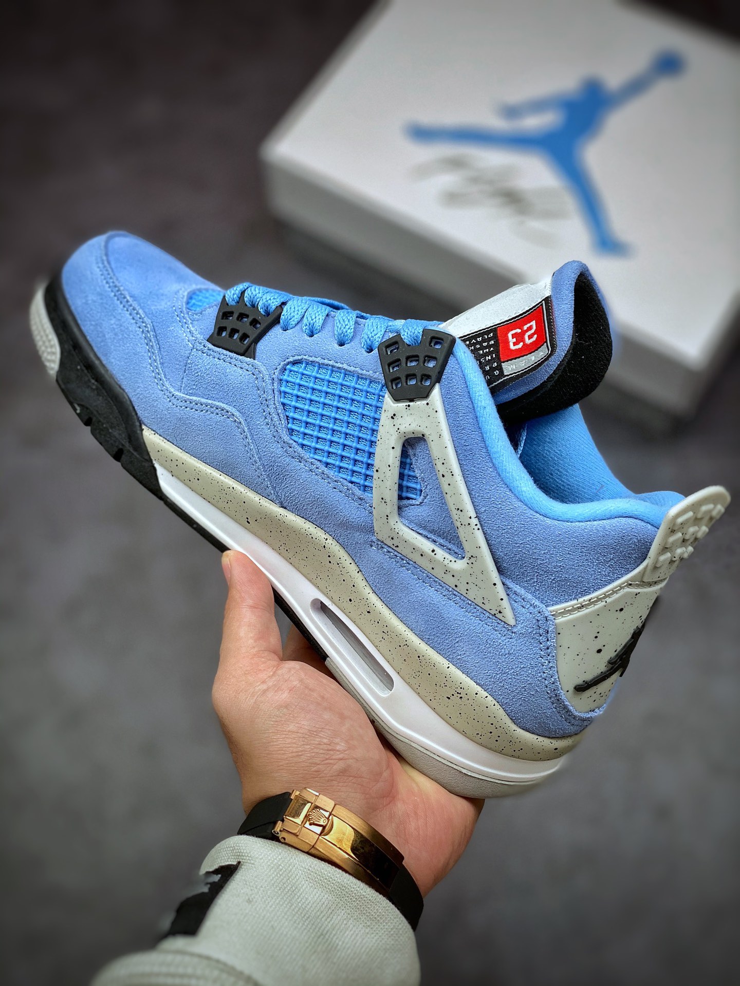 Jordan Air Jordan 4 Retro SE ”University Blue” University Blue North Carolina Blue” AJ4 generation basketball shoes CT8527-400