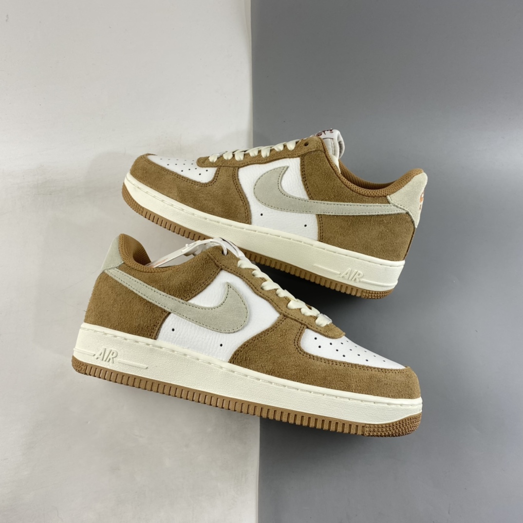 NIKE Air Force 1'07 Low White Brown Wheat Air Force One Low Top Casual Sneakers BQ8988-104-Top High Quatity Cheap Sneakers Fashion Clothing Clothes Bags handbags Shoes of all Brand wholesale With The best Quality And Beautiful Price from China Factory Chinese suppliers wholesaler seller NIKE Air Force 1'07 Low White Brown Wheat Air Force One Low Top Casual Sneakers BQ8988-104