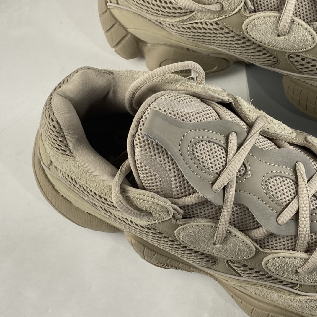 KANYE WEST x adidas Yeezy 500 ”Taupe Light” Retro Grandpa Style Thick Sole Casual Sports Jogging Shoes ”Taupe” GX3605