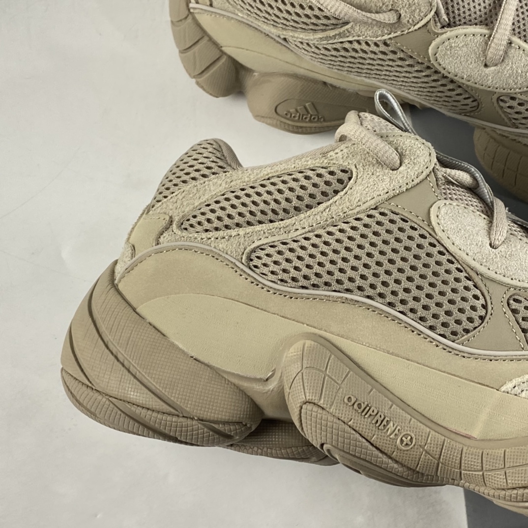 KANYE WEST x adidas Yeezy 500 ”Taupe Light” Retro Grandpa Style Thick Sole Casual Sports Jogging Shoes ”Taupe” GX3605