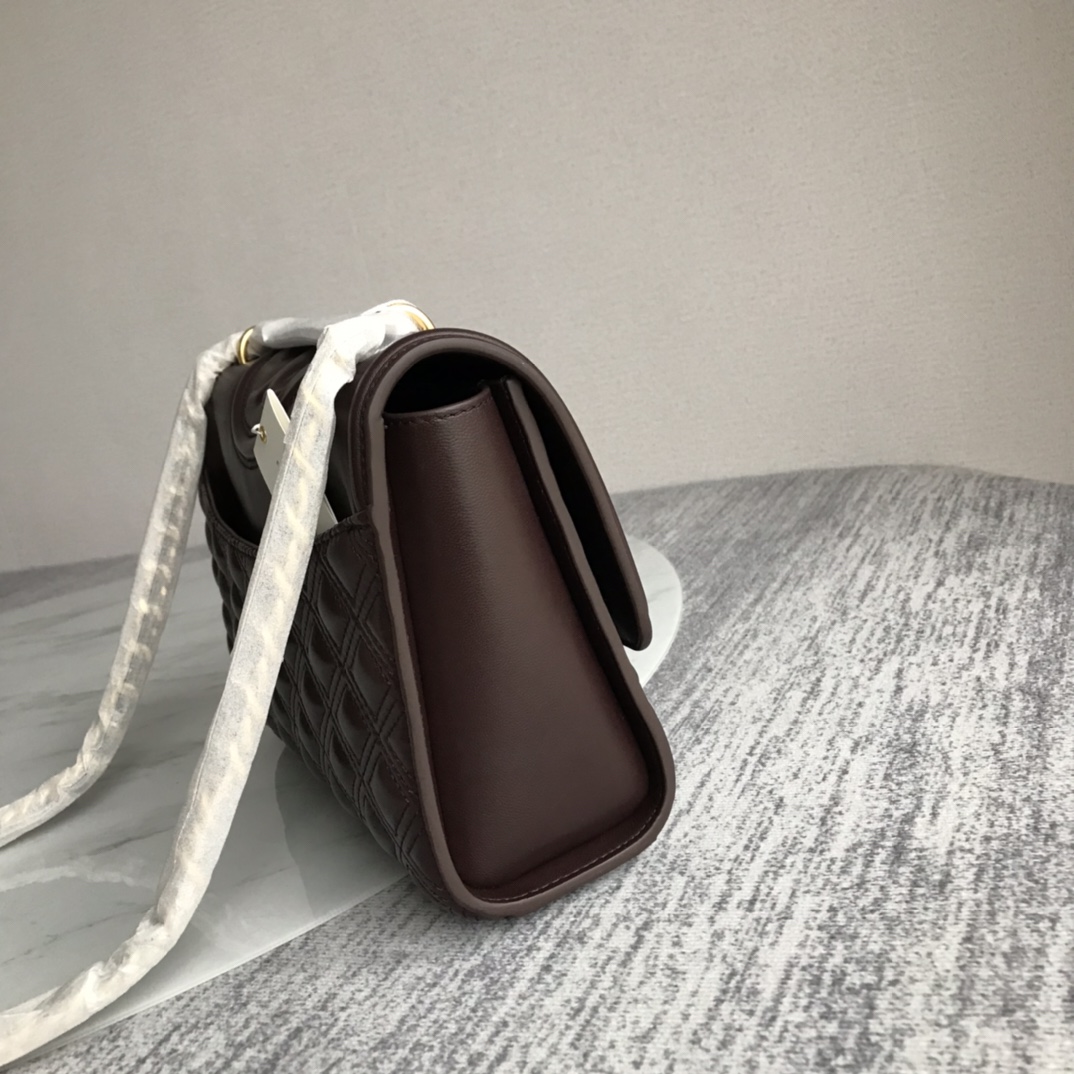 Tory Burch ～新款大号酒红色Tory Burch新版 Fleming