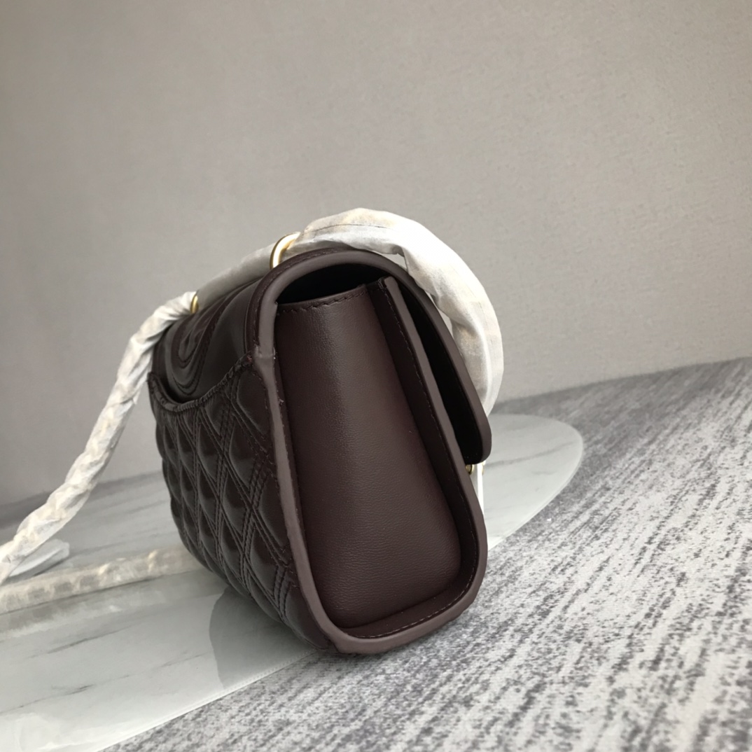 Tory Burch ～新款小号酒红色tory burch新升级版本 Fleming