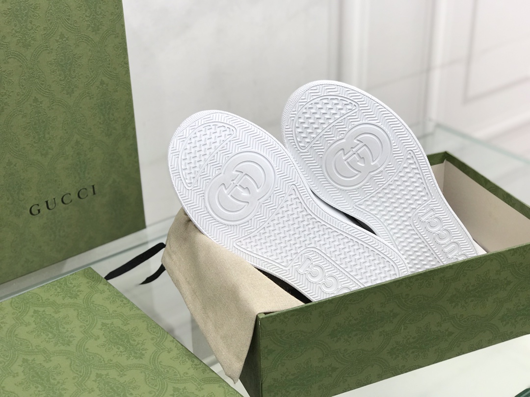 Gucci GG-Stamped Sandals: Fun Retrospect, Classic Design, 5 cm Rubber Base - 图片 9
