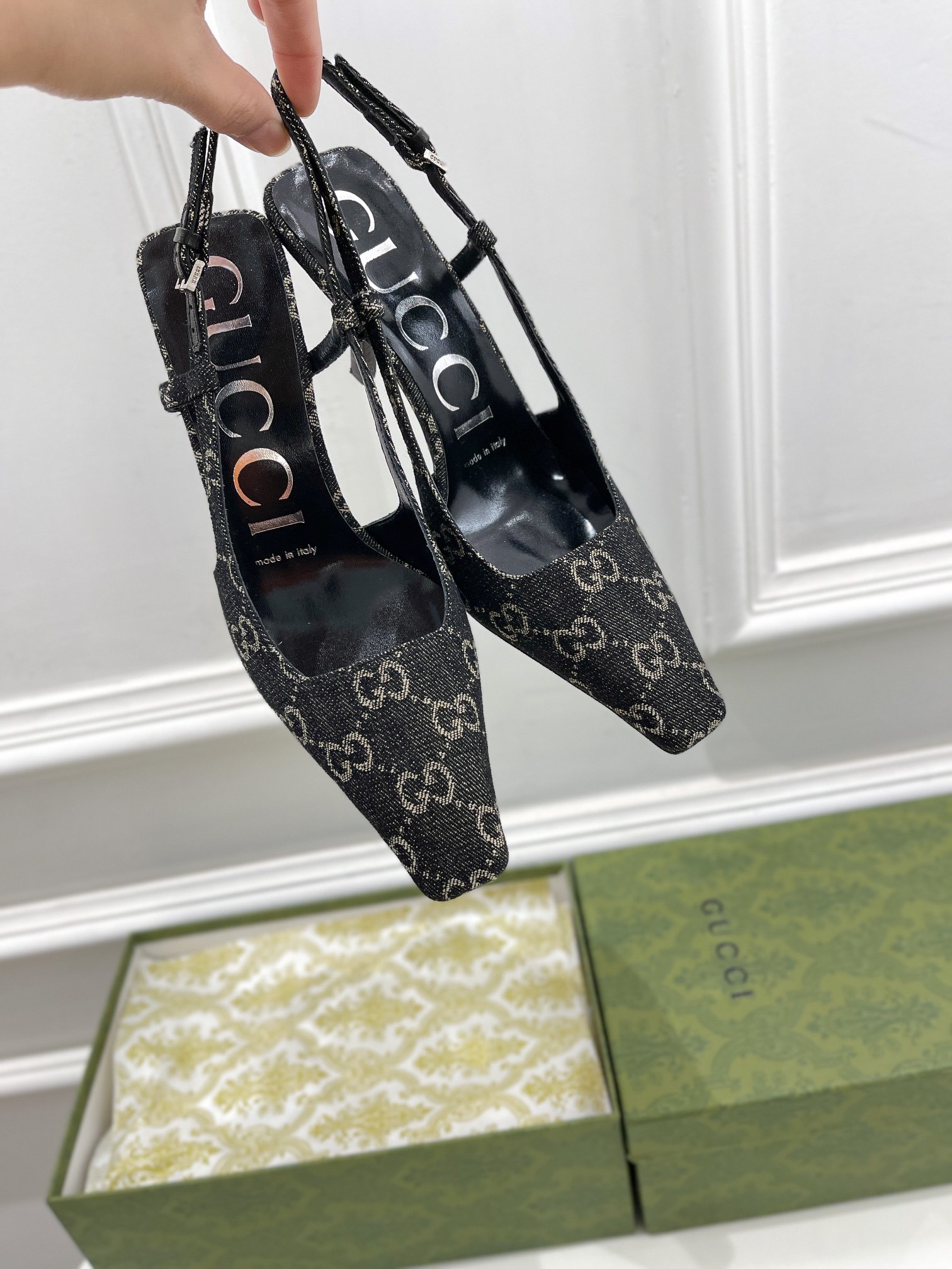 Gucci古弛2022G家早春小方头