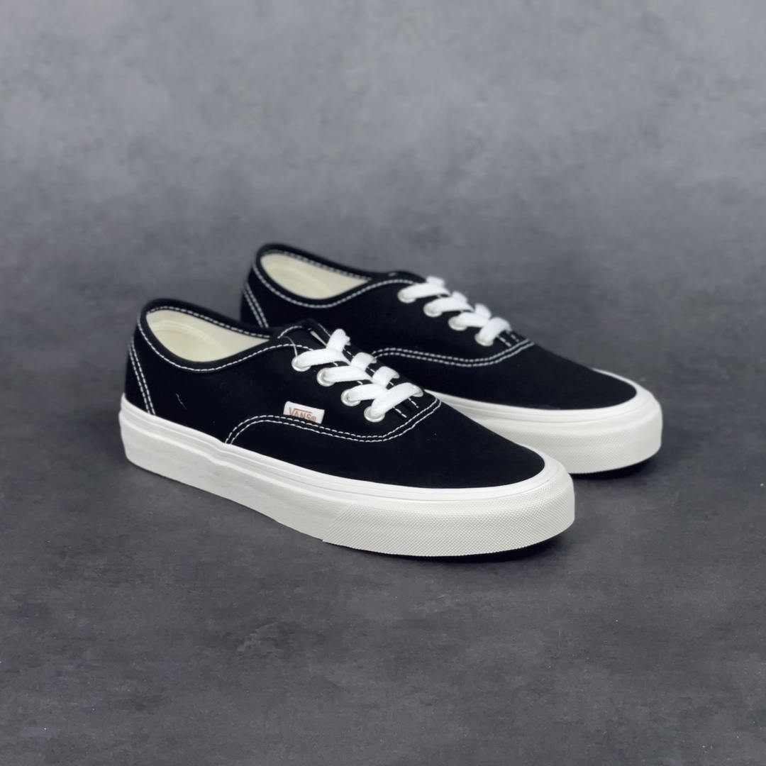F5 Vans Authentic OG 经典黑白范斯官方 经典街头复古风硫化帆布鞋