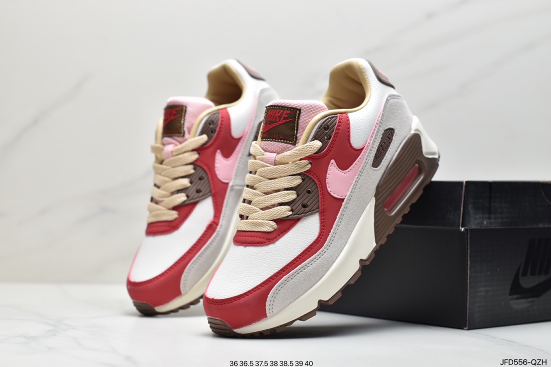 NIKE AIR MAX90 FlyEase MAX90 classic retro cushioning air cushion running shoes CU1816