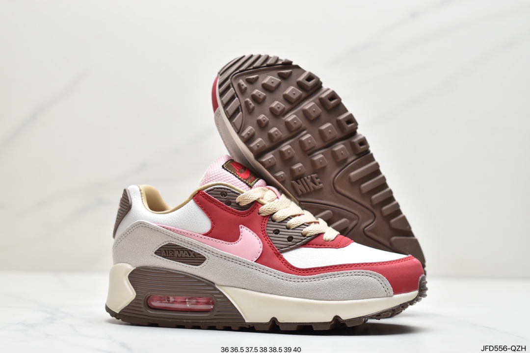 NIKE AIR MAX90 FlyEase MAX90 classic retro cushioning air cushion running shoes CU1816
