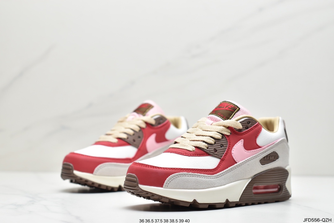 NIKE AIR MAX90 FlyEase MAX90 classic retro cushioning air cushion running shoes CU1816