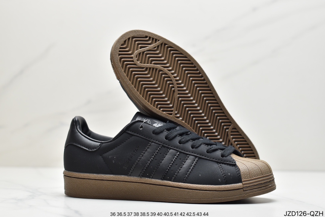 Adidas Originals Superstar Shell Head Classic Versatile Casual Sneakers GW6228