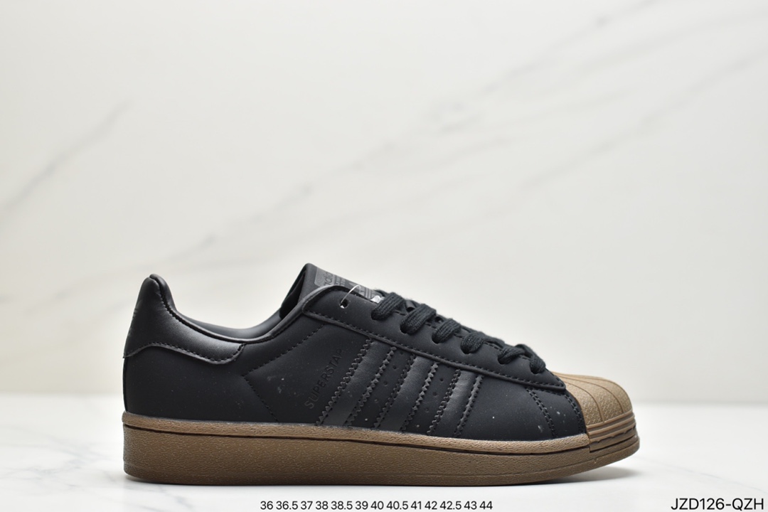 Adidas Originals Superstar Shell Head Classic Versatile Casual Sneakers GW6228