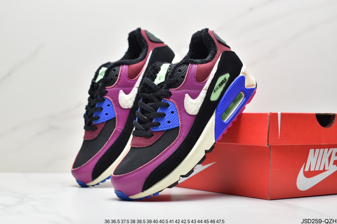 Nike Air Max 90 Black Blue Red CT1891-500-Top High Quatity Cheap Sneakers Fashion Clothing Clothes Bags handbags Shoes of all Brand wholesale With The best Quality And Beautiful Price from China Factory Chinese suppliers wholesaler seller Nike Air Max 90 Black Blue Red CT1891-500