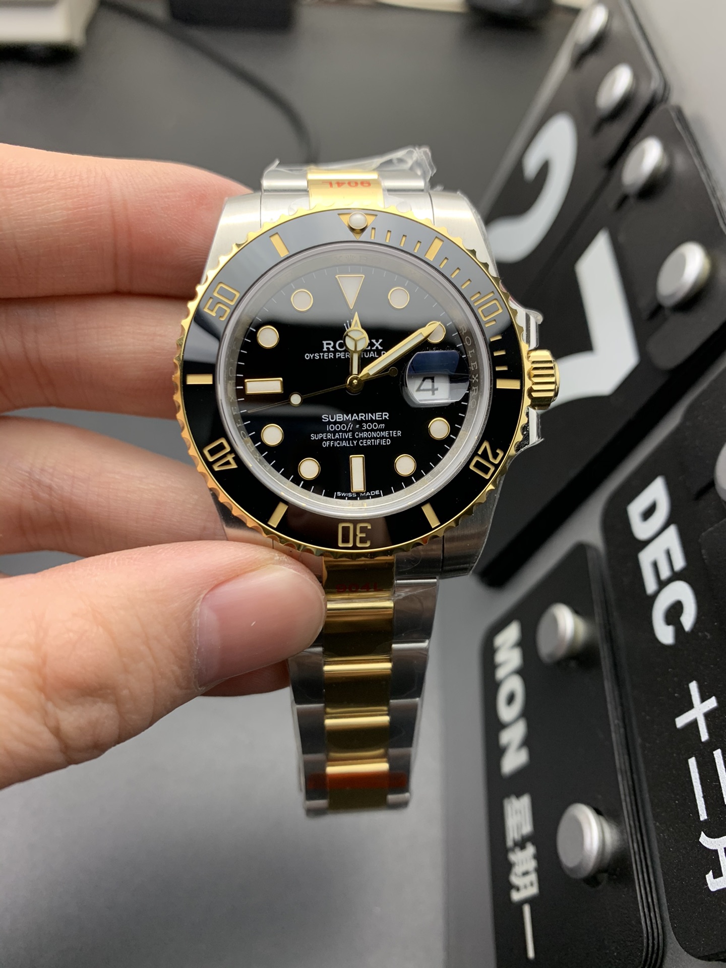 Rolex 3135间金黑鬼