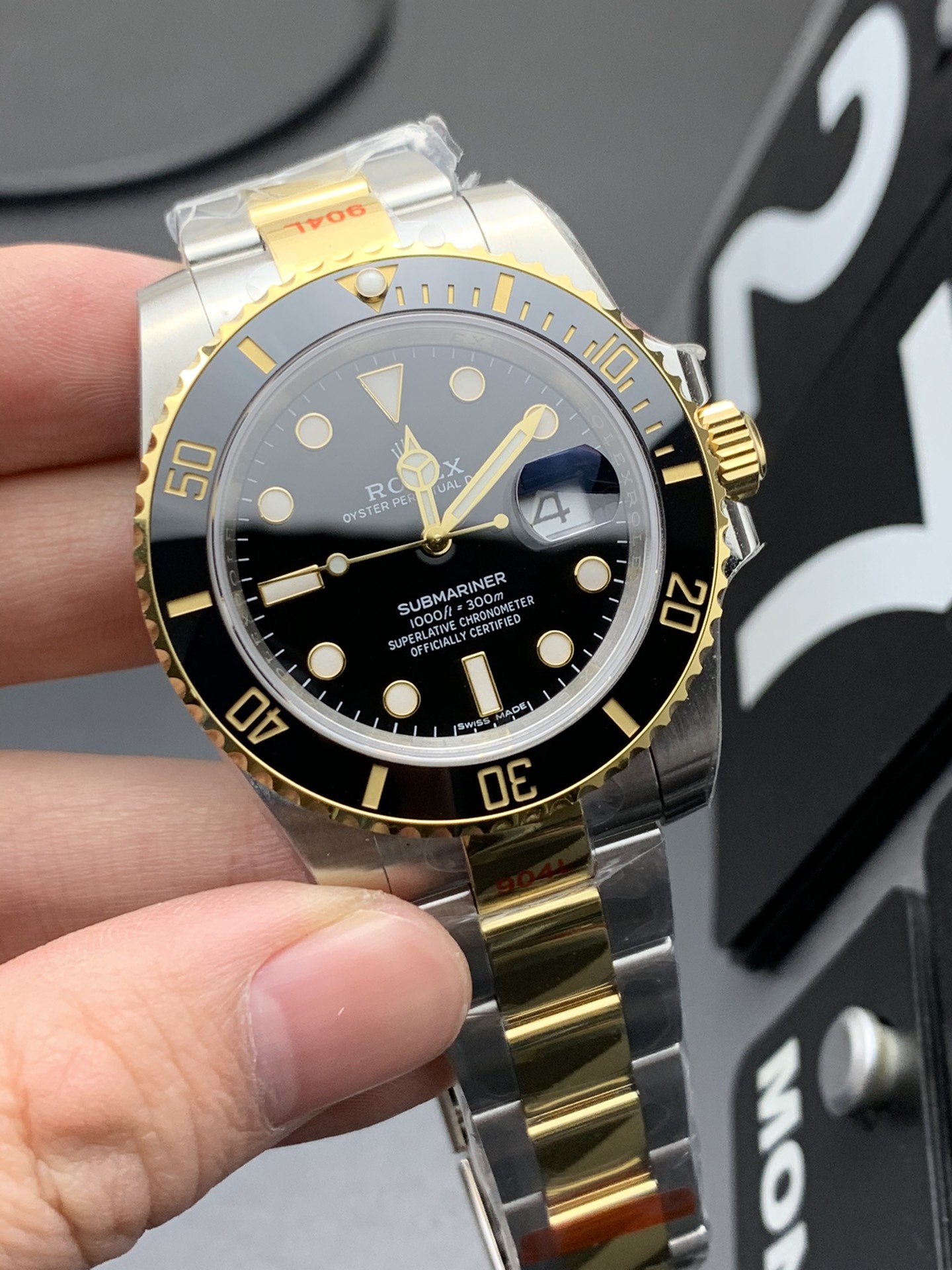 Rolex 3135间金黑鬼