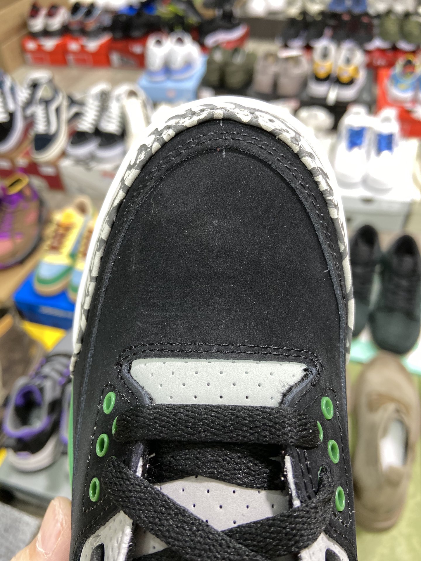 480高版本 乔丹Air Jordan 3 Retro Racer Blue 黑绿，松绿色，水泥灰和白色配色 CT8532-030