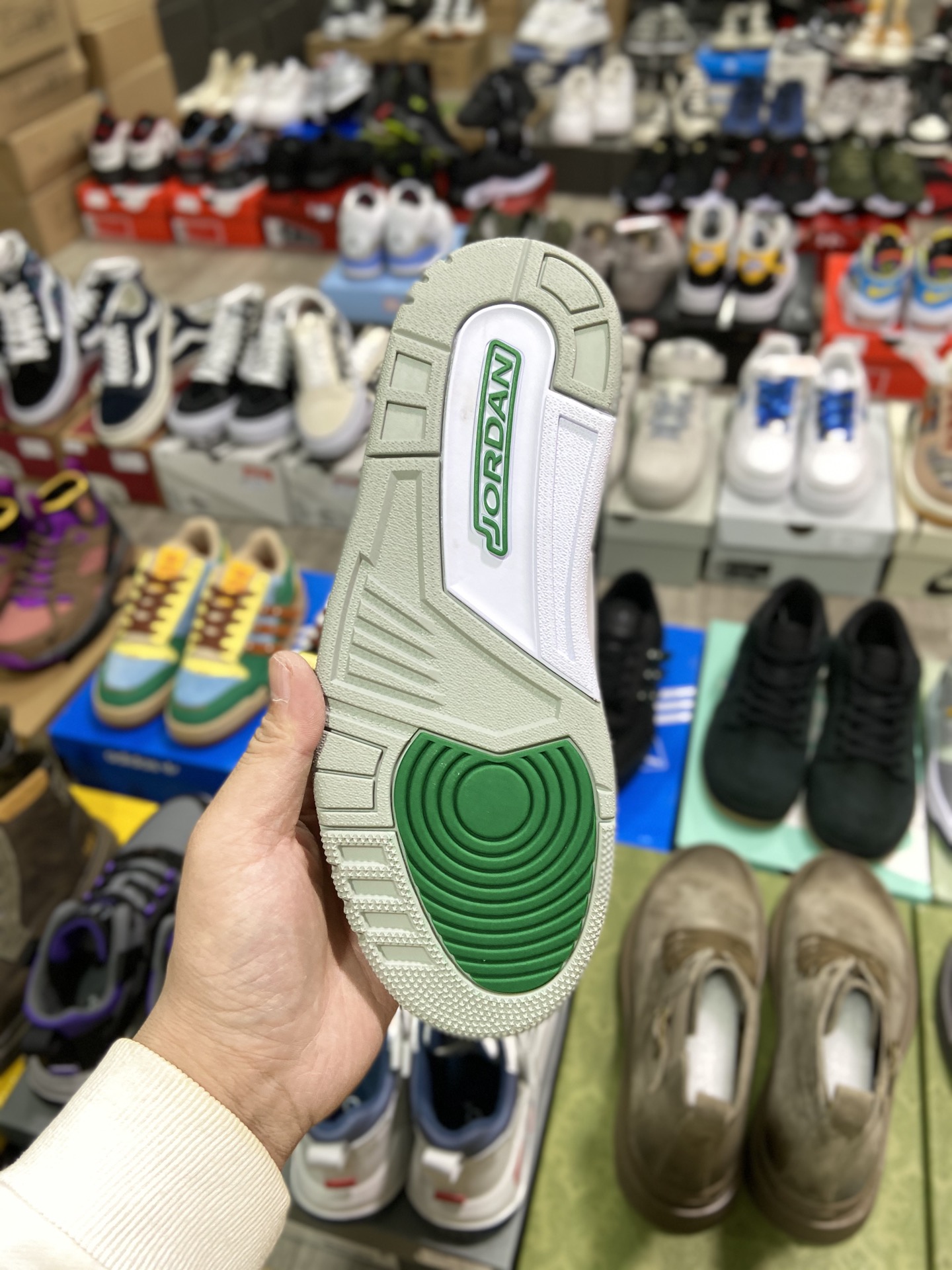 480高版本 乔丹Air Jordan 3 Retro Racer Blue 黑绿，松绿色，水泥灰和白色配色 CT8532-030