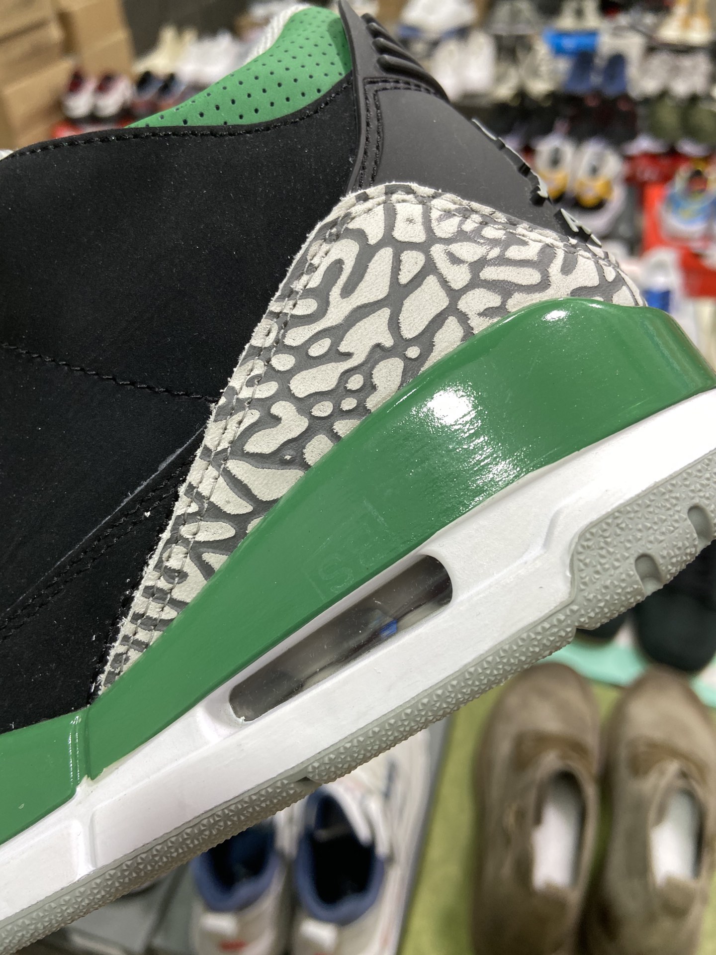 480高版本 乔丹Air Jordan 3 Retro Racer Blue 黑绿，松绿色，水泥灰和白色配色 CT8532-030